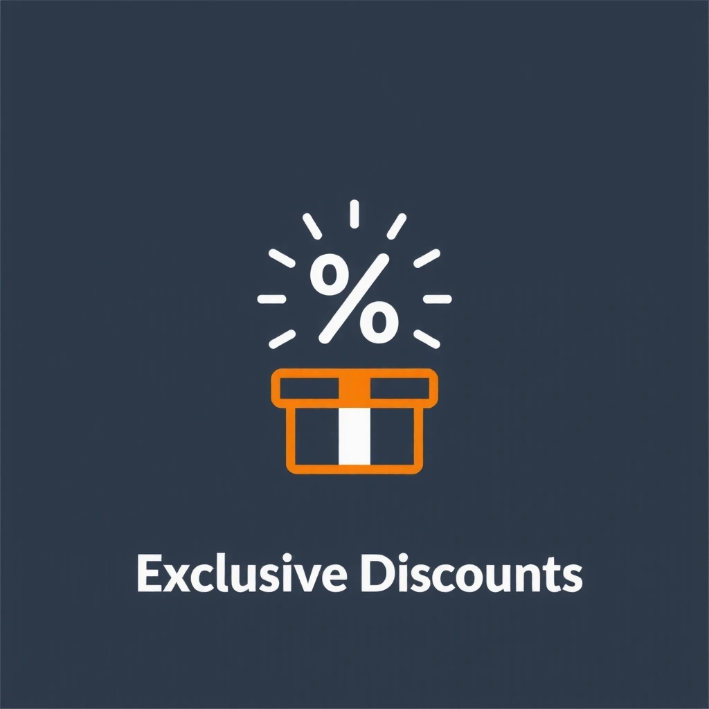 Exclusive discount icon